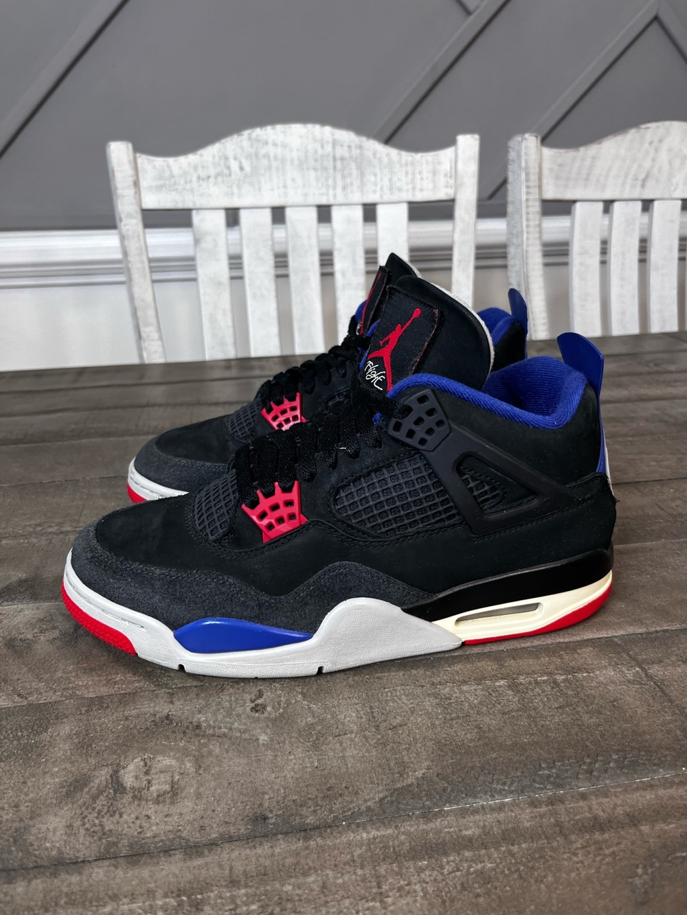 Nike Air Jordan 4 Retro Rare Air - White Lettering Mens Sz 9.5